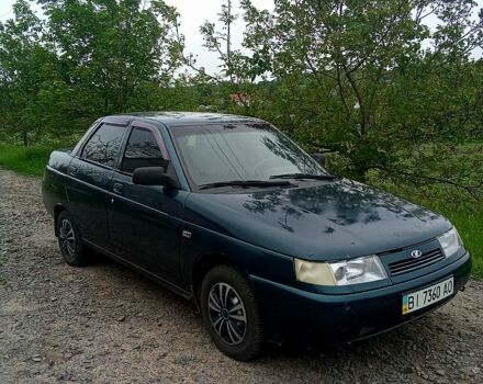 Зелений ВАЗ 2110, об'ємом двигуна 1.6 л та пробігом 273 тис. км за 1500 $, фото 1 на Automoto.ua
