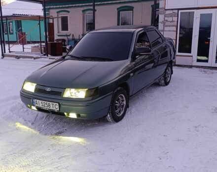 Зелений ВАЗ 2110, об'ємом двигуна 1.6 л та пробігом 200 тис. км за 2300 $, фото 1 на Automoto.ua