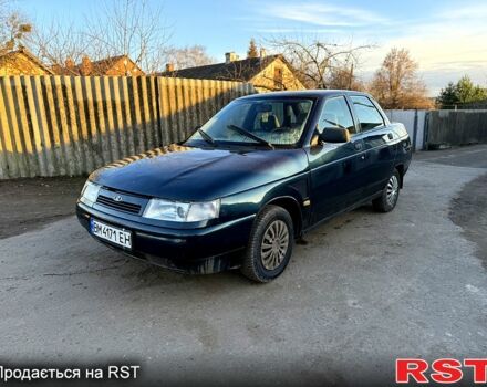 Зеленый ВАЗ 2110, объемом двигателя 1.6 л и пробегом 200 тыс. км за 1200 $, фото 1 на Automoto.ua