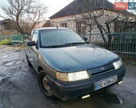 Зеленый ВАЗ 2110, объемом двигателя 1.6 л и пробегом 370 тыс. км за 1500 $, фото 1 на Automoto.ua