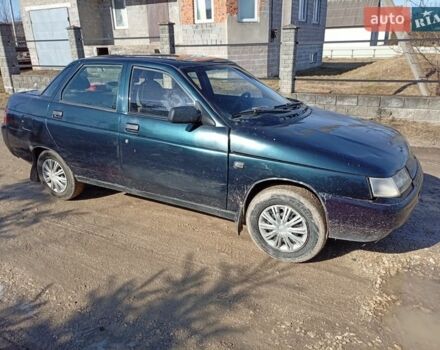 Зеленый ВАЗ 2110, объемом двигателя 1.6 л и пробегом 170 тыс. км за 900 $, фото 1 на Automoto.ua