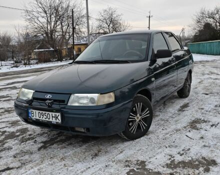 Зеленый ВАЗ 2110, объемом двигателя 1.6 л и пробегом 240 тыс. км за 2350 $, фото 1 на Automoto.ua