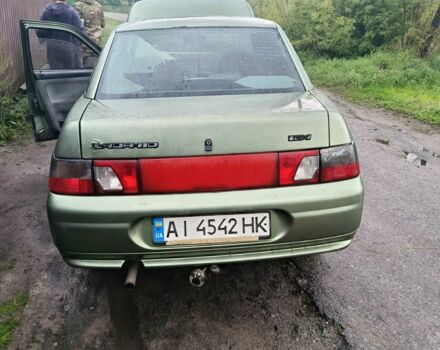 Зеленый ВАЗ 2110, объемом двигателя 1.6 л и пробегом 1 тыс. км за 602 $, фото 1 на Automoto.ua