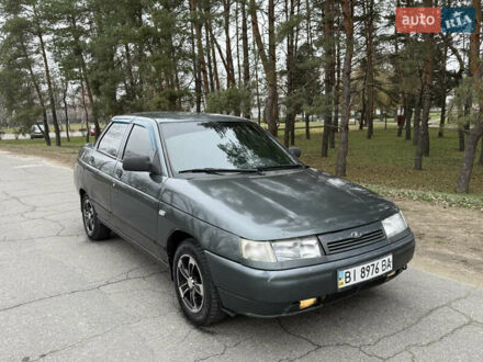 Зеленый ВАЗ 2110, объемом двигателя 1.6 л и пробегом 200 тыс. км за 1900 $, фото 1 на Automoto.ua