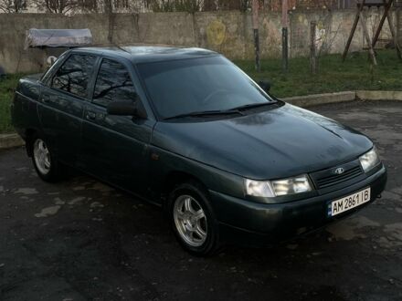 Зелений ВАЗ 2110, об'ємом двигуна 1.6 л та пробігом 165 тис. км за 2200 $, фото 1 на Automoto.ua