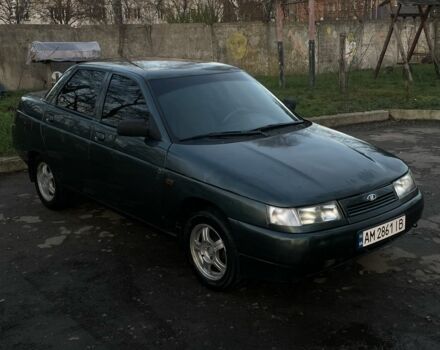 Зелений ВАЗ 2110, об'ємом двигуна 1.6 л та пробігом 165 тис. км за 2200 $, фото 1 на Automoto.ua