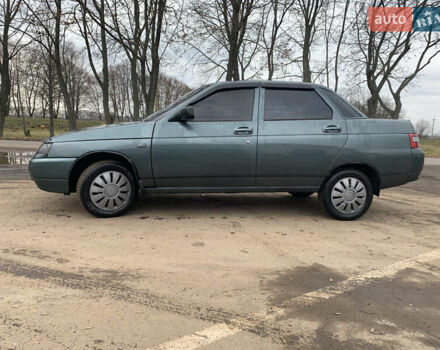 Зеленый ВАЗ 2110, объемом двигателя 1.6 л и пробегом 213 тыс. км за 2750 $, фото 1 на Automoto.ua