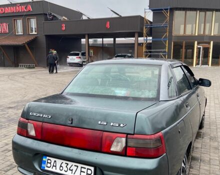 Зеленый ВАЗ 2110, объемом двигателя 1.6 л и пробегом 177 тыс. км за 2100 $, фото 1 на Automoto.ua