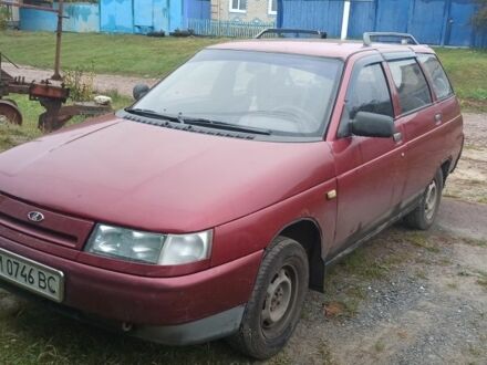 Красный ВАЗ 2111, объемом двигателя 1.5 л и пробегом 344 тыс. км за 1300 $, фото 1 на Automoto.ua