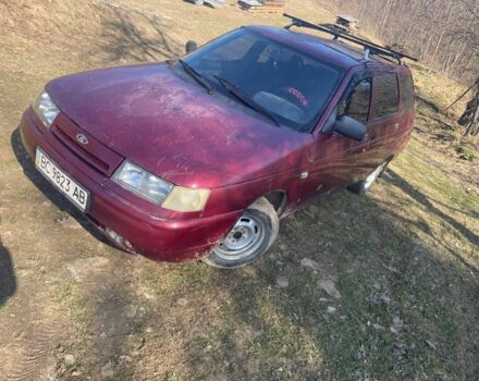 Красный ВАЗ 2111, объемом двигателя 1.5 л и пробегом 358 тыс. км за 1000 $, фото 1 на Automoto.ua