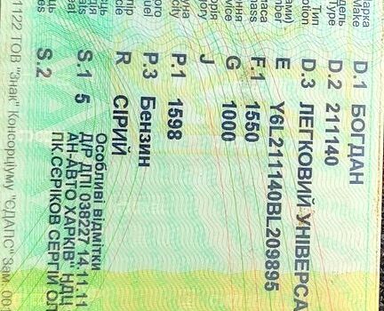 Серый ВАЗ 2111, объемом двигателя 1.6 л и пробегом 59 тыс. км за 2500 $, фото 1 на Automoto.ua