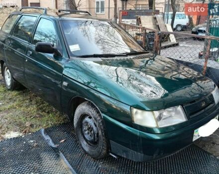 Зеленый ВАЗ 2111, объемом двигателя 1.5 л и пробегом 200 тыс. км за 600 $, фото 1 на Automoto.ua