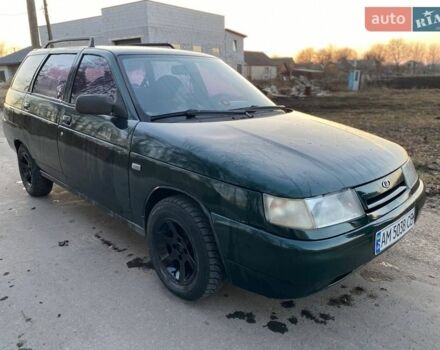 Зеленый ВАЗ 2111, объемом двигателя 1.5 л и пробегом 195 тыс. км за 1400 $, фото 1 на Automoto.ua