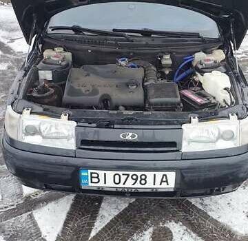 Черный ВАЗ 2112, объемом двигателя 1.6 л и пробегом 87 тыс. км за 2100 $, фото 4 на Automoto.ua