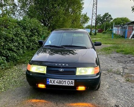 Черный ВАЗ 2112, объемом двигателя 1.6 л и пробегом 300 тыс. км за 1800 $, фото 1 на Automoto.ua