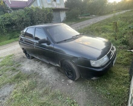 Черный ВАЗ 2112, объемом двигателя 2 л и пробегом 200 тыс. км за 628 $, фото 3 на Automoto.ua