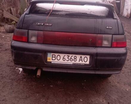 Черный ВАЗ 2112, объемом двигателя 1.6 л и пробегом 120 тыс. км за 550 $, фото 2 на Automoto.ua