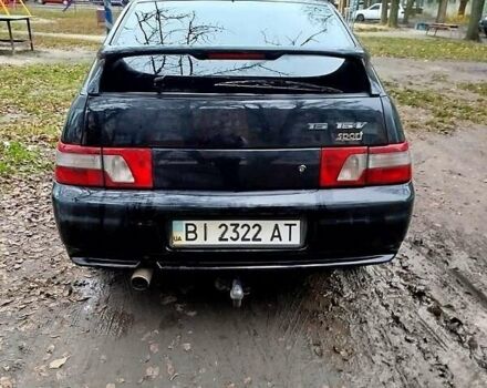 Черный ВАЗ 2112, объемом двигателя 1.6 л и пробегом 170 тыс. км за 2000 $, фото 2 на Automoto.ua