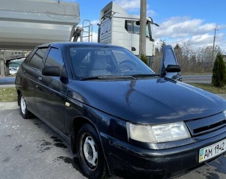 Черный ВАЗ 2112, объемом двигателя 1.6 л и пробегом 245 тыс. км за 1500 $, фото 4 на Automoto.ua