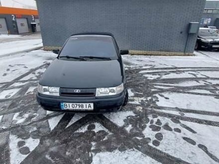 Черный ВАЗ 2112, объемом двигателя 1.6 л и пробегом 87 тыс. км за 2100 $, фото 1 на Automoto.ua