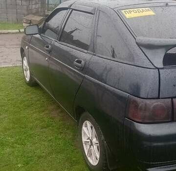 Черный ВАЗ 2112, объемом двигателя 1.6 л и пробегом 230 тыс. км за 1800 $, фото 1 на Automoto.ua