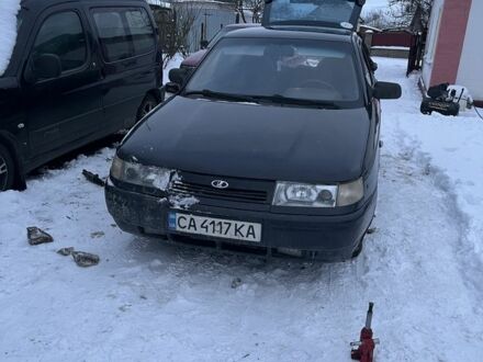 Черный ВАЗ 2112, объемом двигателя 1.6 л и пробегом 150 тыс. км за 1000 $, фото 1 на Automoto.ua