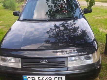 Черный ВАЗ 2112, объемом двигателя 1.6 л и пробегом 154 тыс. км за 1600 $, фото 1 на Automoto.ua