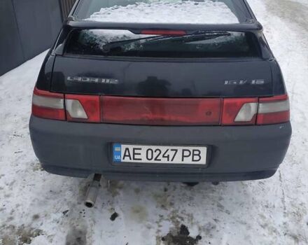 Черный ВАЗ 2112, объемом двигателя 1.6 л и пробегом 280 тыс. км за 1550 $, фото 1 на Automoto.ua