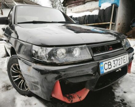 Черный ВАЗ 2112, объемом двигателя 1.6 л и пробегом 300 тыс. км за 1450 $, фото 1 на Automoto.ua