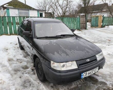 Черный ВАЗ 2112, объемом двигателя 1.6 л и пробегом 250 тыс. км за 1850 $, фото 1 на Automoto.ua