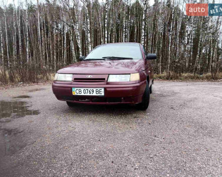 Красный ВАЗ 2112, объемом двигателя 1.6 л и пробегом 200 тыс. км за 1250 $, фото 1 на Automoto.ua
