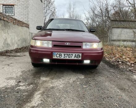 Красный ВАЗ 2112, объемом двигателя 1.6 л и пробегом 158 тыс. км за 1950 $, фото 1 на Automoto.ua