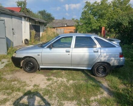 Серый ВАЗ 2112, объемом двигателя 1 л и пробегом 200 тыс. км за 650 $, фото 1 на Automoto.ua