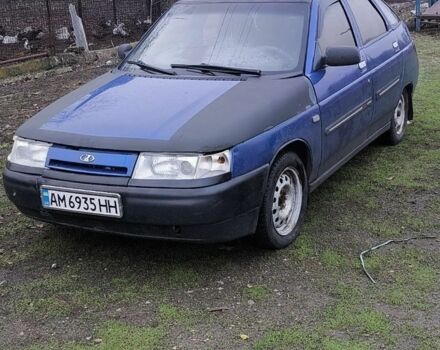 Синий ВАЗ 2112, объемом двигателя 1.5 л и пробегом 250 тыс. км за 1000 $, фото 1 на Automoto.ua