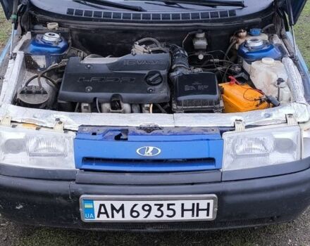 Синий ВАЗ 2112, объемом двигателя 1.5 л и пробегом 250 тыс. км за 1000 $, фото 4 на Automoto.ua
