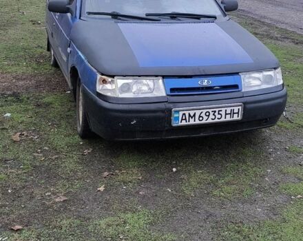 Синий ВАЗ 2112, объемом двигателя 1.5 л и пробегом 250 тыс. км за 1000 $, фото 1 на Automoto.ua