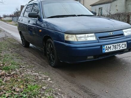Синий ВАЗ 2112, объемом двигателя 1.6 л и пробегом 400 тыс. км за 950 $, фото 1 на Automoto.ua