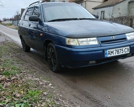 Синий ВАЗ 2112, объемом двигателя 1.6 л и пробегом 400 тыс. км за 950 $, фото 1 на Automoto.ua