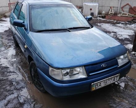 Синий ВАЗ 2112, объемом двигателя 1 л и пробегом 300 тыс. км за 1200 $, фото 1 на Automoto.ua