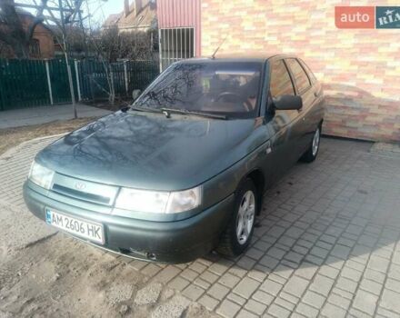 Зеленый ВАЗ 2112, объемом двигателя 1.6 л и пробегом 176 тыс. км за 2200 $, фото 1 на Automoto.ua