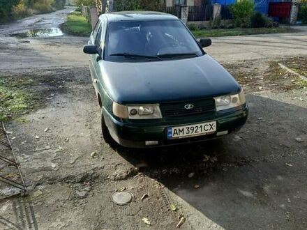 Зеленый ВАЗ 2112, объемом двигателя 1.5 л и пробегом 180 тыс. км за 1300 $, фото 1 на Automoto.ua