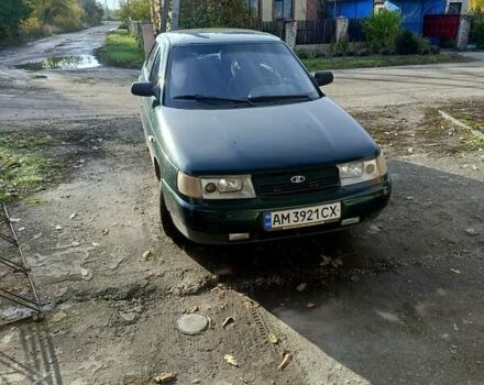 Зеленый ВАЗ 2112, объемом двигателя 1.5 л и пробегом 180 тыс. км за 1300 $, фото 1 на Automoto.ua