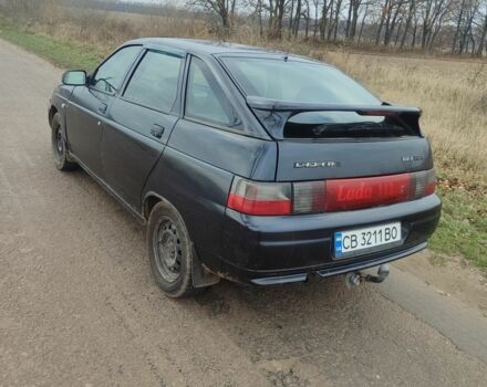 Черный ВАЗ 21124, объемом двигателя 1.6 л и пробегом 210 тыс. км за 750 $, фото 4 на Automoto.ua