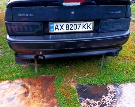 Черный ВАЗ 2113 Самара, объемом двигателя 1.6 л и пробегом 150 тыс. км за 1000 $, фото 2 на Automoto.ua