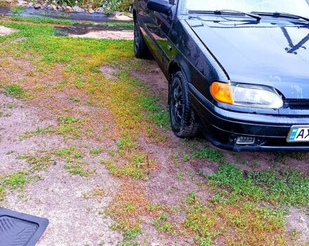 Черный ВАЗ 2113 Самара, объемом двигателя 1.6 л и пробегом 150 тыс. км за 1000 $, фото 1 на Automoto.ua