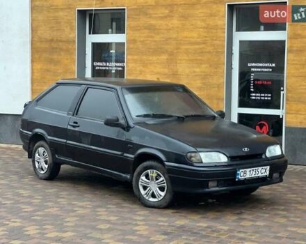 Черный ВАЗ 2113 Самара, объемом двигателя 1.6 л и пробегом 220 тыс. км за 1600 $, фото 1 на Automoto.ua