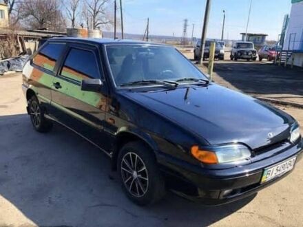 Черный ВАЗ 2113 Самара, объемом двигателя 1.6 л и пробегом 230 тыс. км за 500 $, фото 1 на Automoto.ua