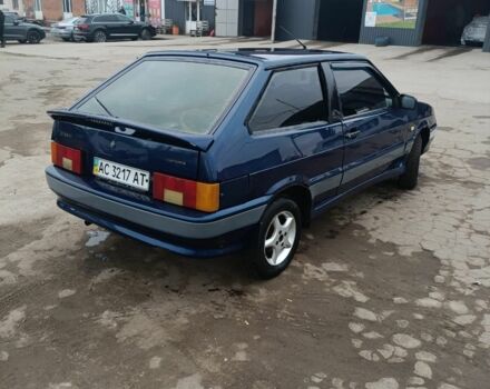 Синий ВАЗ 2113 Самара, объемом двигателя 1.5 л и пробегом 170 тыс. км за 1200 $, фото 1 на Automoto.ua