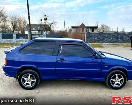 Синий ВАЗ 2113 Самара, объемом двигателя 1.5 л и пробегом 185 тыс. км за 1050 $, фото 1 на Automoto.ua
