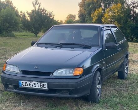 Синий ВАЗ 2113 Самара, объемом двигателя 1.5 л и пробегом 200 тыс. км за 1000 $, фото 1 на Automoto.ua